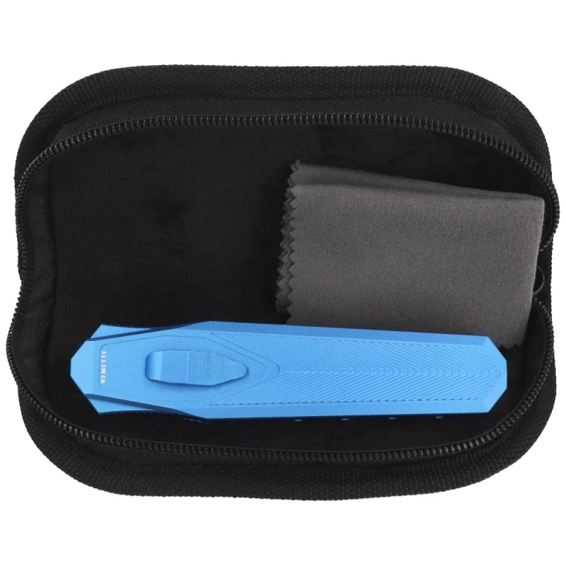 Nóż grawitacyjny Remette RT-Swordfish T Blue Aluminum/Fat Carbon, Stonewashed 14C28N (ZL103C4)