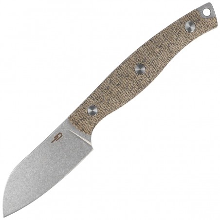 Nóż Bestech Heidiblacksmith3 Sheepsfoot Green Canvas Micarta, Stonewashed 14C28N by Heidi (BFK07C)