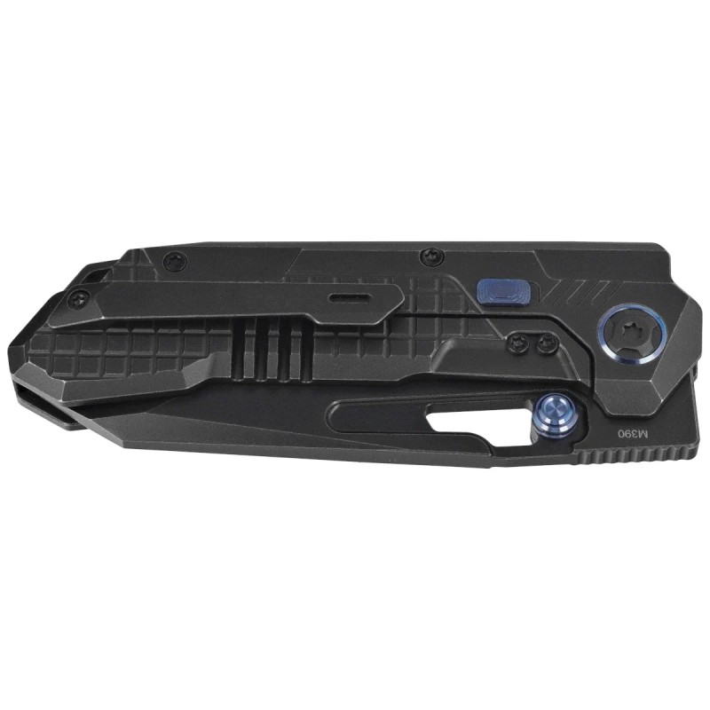 Nóż składany Remette RT-Cool Leopard Black Titanium, Plating Black Stonewashed M390 (RTKS-B)