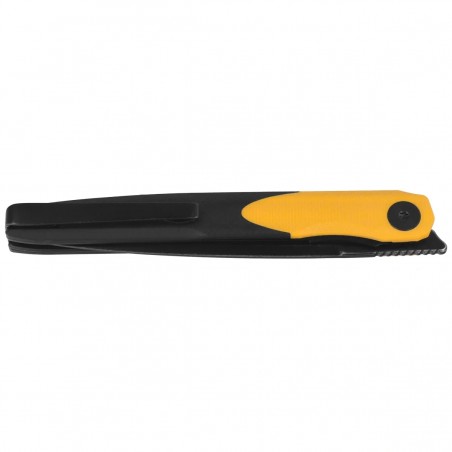 Nóż składany Bestechman Lanza Black/Yellow G10, Black Stonewashed 14C28N by Grzegorz Grabarski (BMK14F)