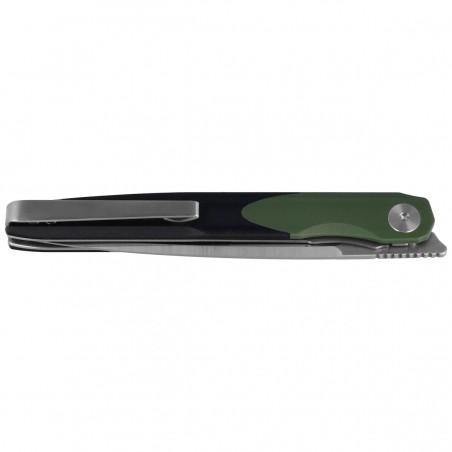 Nóż składany Bestechman Lanza OD Green/Black G10, Satin/Stonewashed 14C28N by Grzegorz Grabarski (BMK14C)