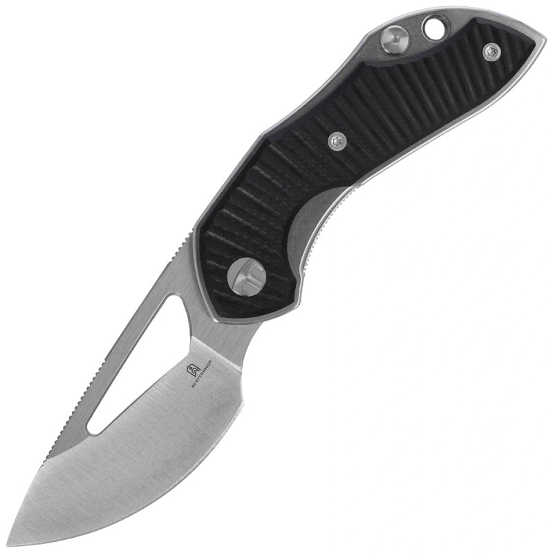 Nóż składany Bestechman Triassic Black G10, Satin 14C28N by Denis Simonutti (BMK17A)