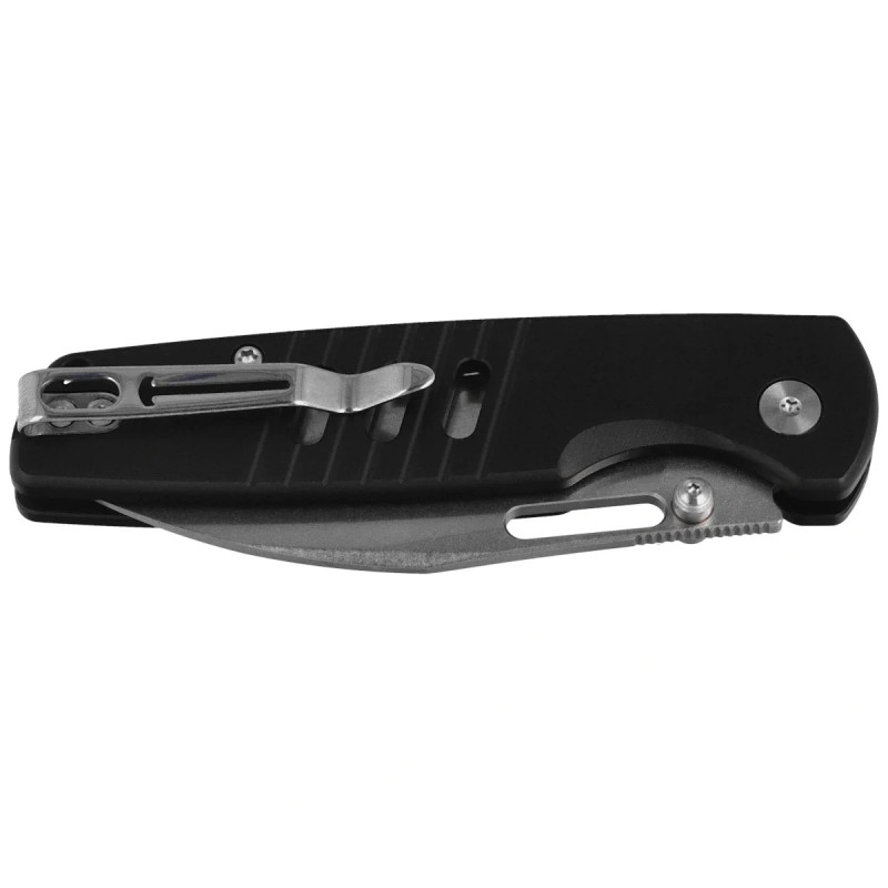 Nóż składany Bestechman Vector Black Aluminium, Stonewashed D2 (BMK15A)