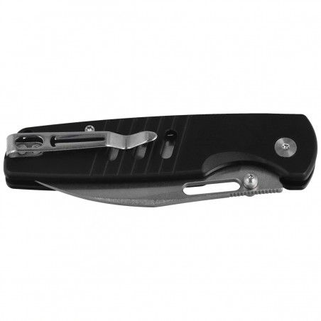 Nóż składany Bestechman Vector Black Aluminium, Stonewashed D2 (BMK15A)