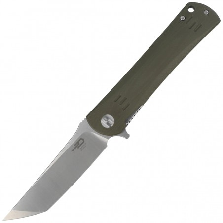 Nóż składany Bestech Kendo Army Green G10, Stonewashed / Satin D2 (BG06B-1)
