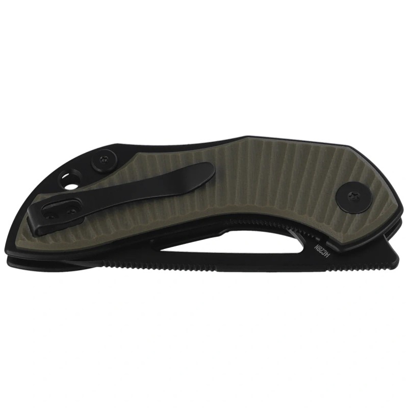 Nóż składany Bestechman Triassic OD Green G10, Black PVD 14C28N by Denis Simonutti (BMK17D)