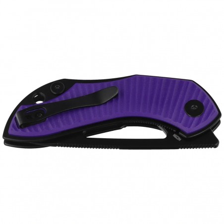 Nóż składany Bestechman Triassic Purple G10, Black PVD 14C28N by Denis Simonutti (BMK17C)