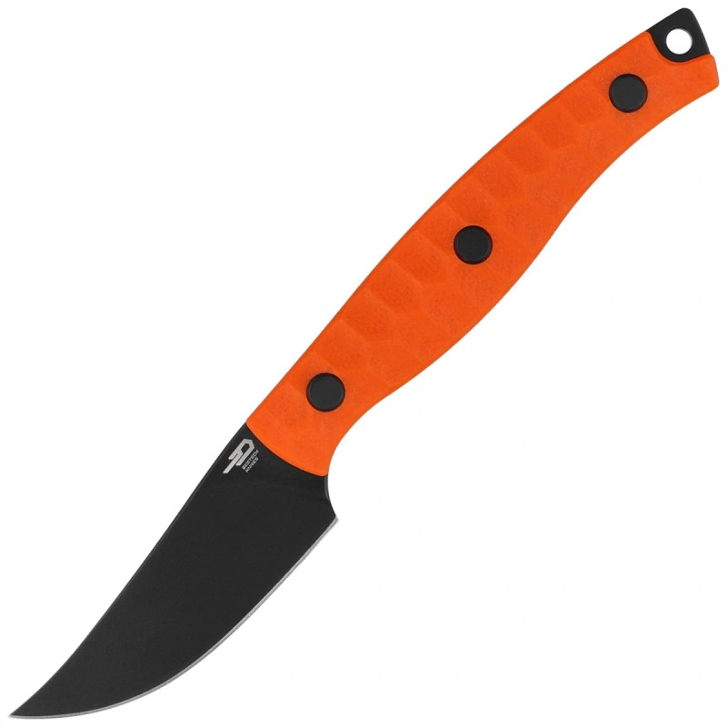 Nóż Bestech Heidiblacksmith 3 Upswept Orange G10, Black PVD 14C28N by Heidi (BFK08B)