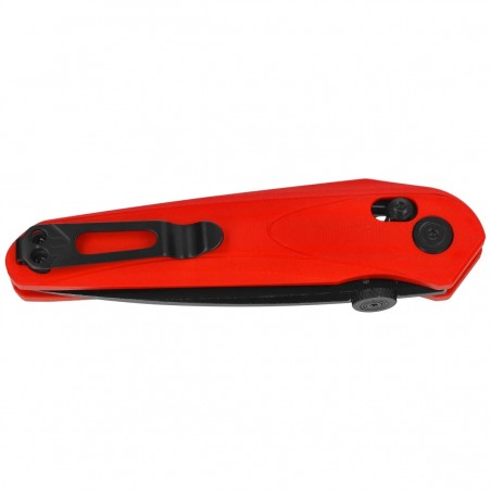 Nóż składany Bestech Mothus Red G10, Black Stonewashed 14C28N by Kombou (BG67H)