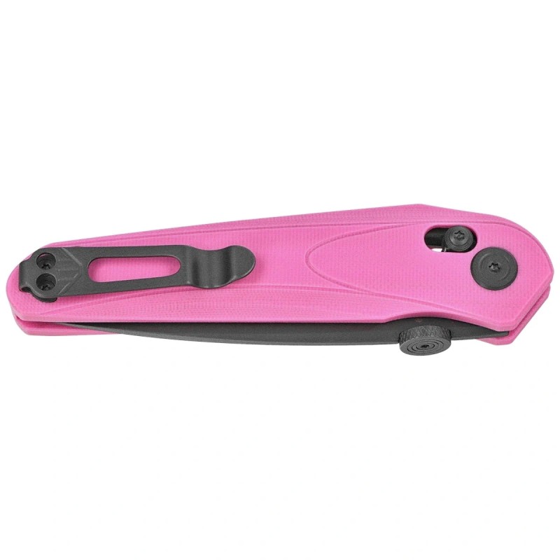Nóż składany Bestech Mothus Pink G10, Grey PVD 14C28N by Kombou (BG67E)