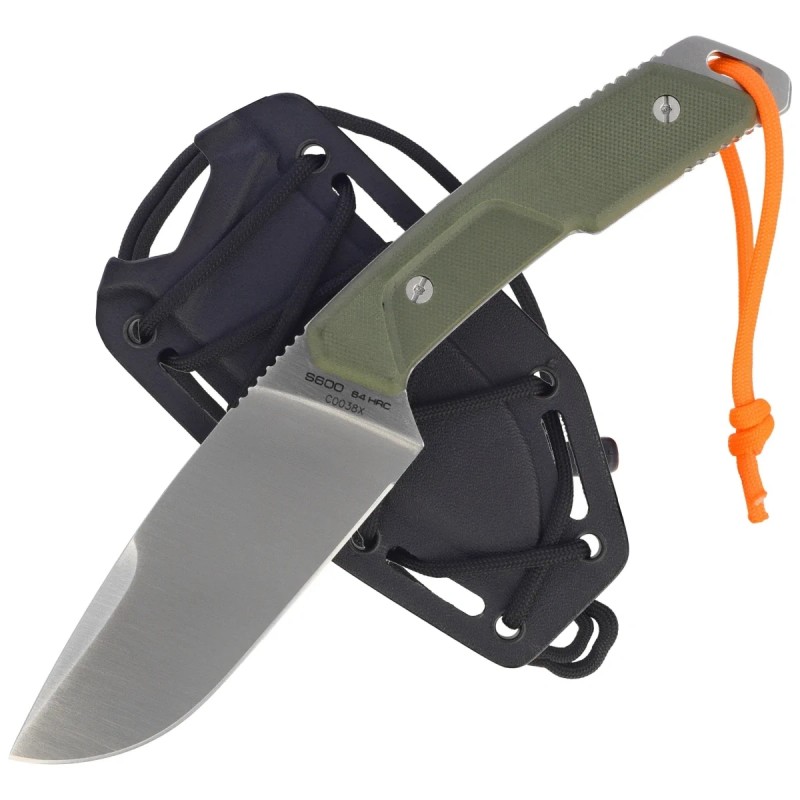 Nóż Extrema Ratio Sethlans Outdoor Green G10, Stonewashed S600 by Daniele Dal Canto (04.1000.0463/S6/GRN-SAT)