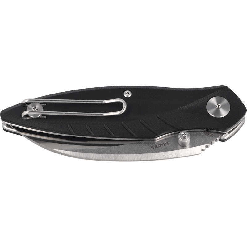 Nóż składany Bestech Mantidae Black G10, Satin/Stonewashed 14C28N by Lucas (BG60A)