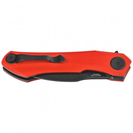 Nóż składany Bestech Ivy Red G10, Black Stonewashed 14C28N by Ostap Hel (BG59D)