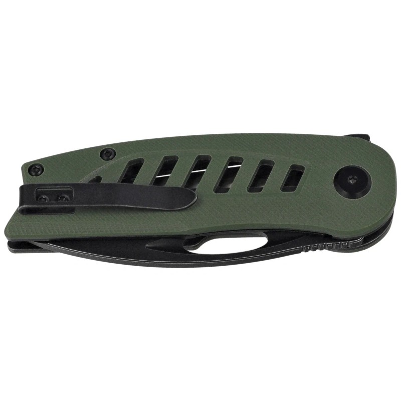 Nóż składany Bestech Explorer Green G10, Satin/Black D2 (BG37B)