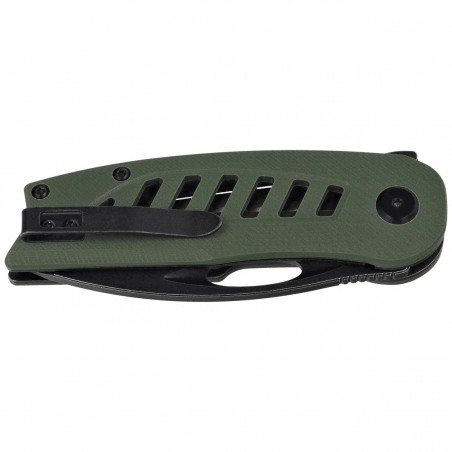 Nóż składany Bestech Explorer Green G10, Satin/Black D2 (BG37B)