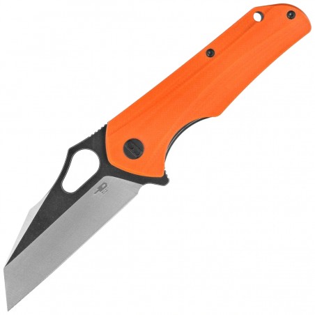 Nóż składany Bestech Operator Orange G10, Satin/Black D2 (BG36D)