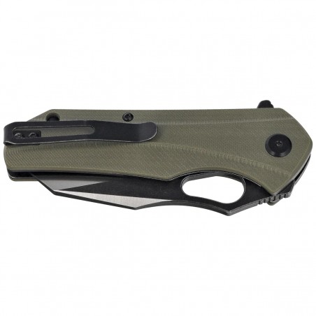 Nóż składany Bestech Operator Green G10, Satin/Black D2 (BG36C)