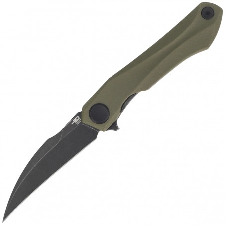 Nóż składany Bestech Ivy OD Green G10, Black Stonewashed 14C28N by Ostap Hel (BG59C)