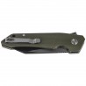 Nóż składany Bestech Barracuda Green G10, Black Stonewashed/Satin D2 (BG15B-2)
