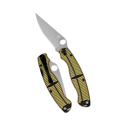 Nóż składany Spyderco Military 2 Salt Yellow/Black G10, Satin MagnaCut by Sal and Eric Glesser(C36GBKYLMCP2)