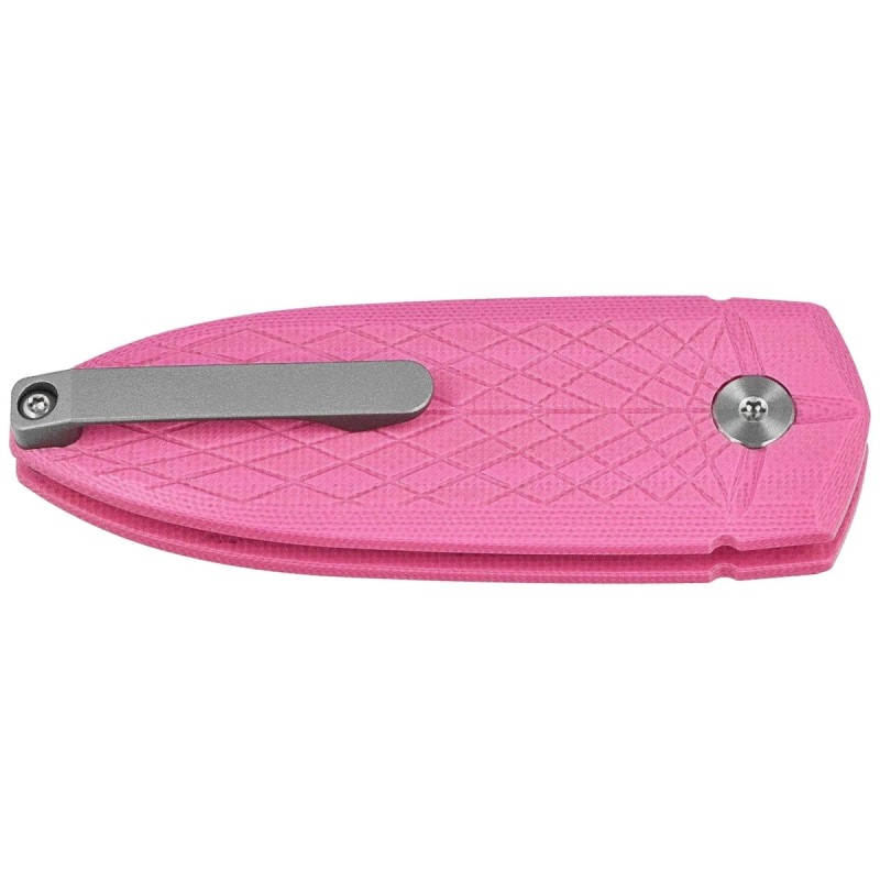 Nóż składany Bestech QUQU Pink G10, Satin 14C28N by Gogo (BG57A-2)