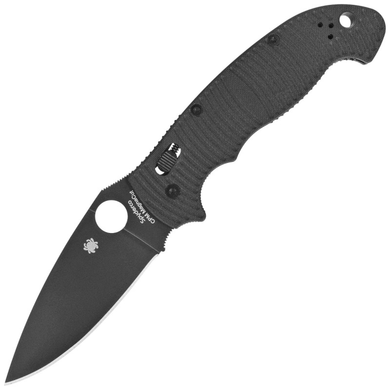 Nóż składany Spyderco Manix 2XL Salt Black G10, Black DLC MagnaCut by Eric Glesser (C95GMCBKP2)