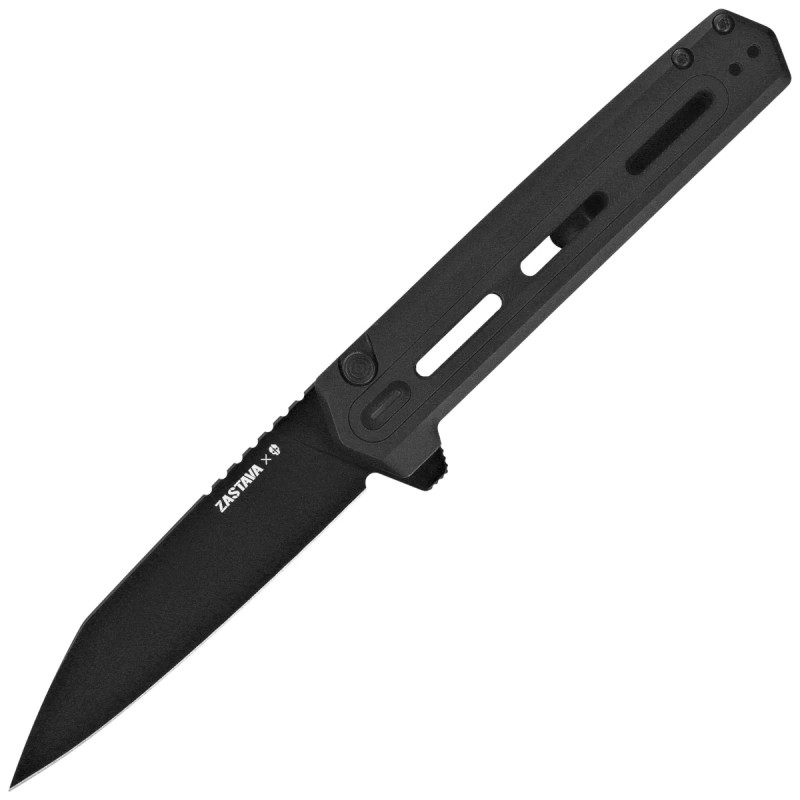 Nóż składany Tekto F4 Echo Zastava Black Aluminium/Black G10, Titanium-Coated CPM S35VN