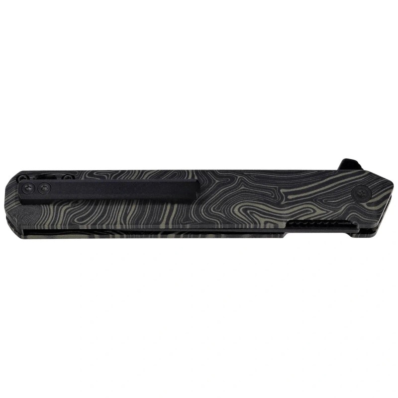 Nóż składany Tekto F2 Bravo Damascus G10, Black HW/Clip, Titanium-Coated D2
