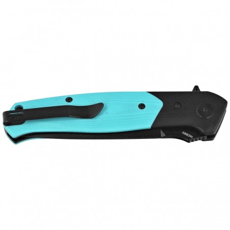 Nóż składany Bestech Swordfish Black/Light Blue G10, Black PVD 14C28N (BG62E)