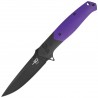 Nóż składany Bestech Swordfish Black/Purple G10, Black PVD 14C28N (BG62C)