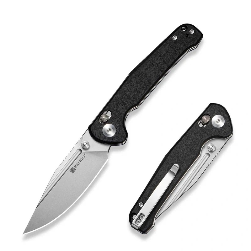 Nóż składany Sencut Glenspar Black G10, Stonewashed 9Cr18MoV (S25046-2)
