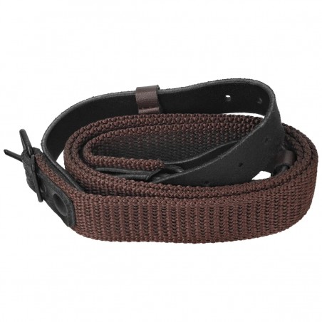 Dasta pas nośny do broni z antyposlizgową gumą - brązowy