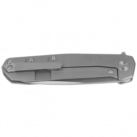 Nóż składany Bestech 9 Bead Blasted Titanium, Satin M390 by BrrKnives (BT2408A)