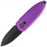 Nóż składany Bestech QUQU Purple Aluminium, Black DLC 14C28N by Gogo (BG57B-5)
