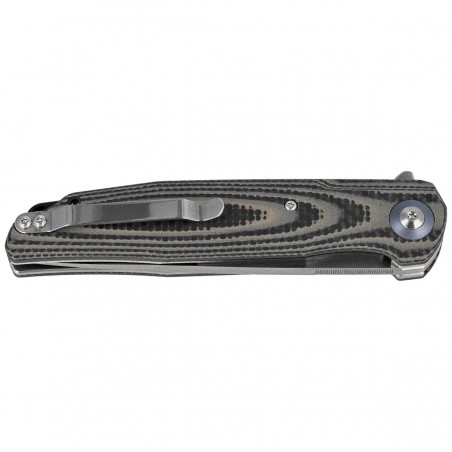 Nóż składany Bestech Ascot Beige Carbon Fiber/G10, Satin D2 (BG19B)