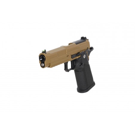 Pistolet ASG Arcturus Vanguard 5" Hi-Capa GBB Optics Ready Half-Tan