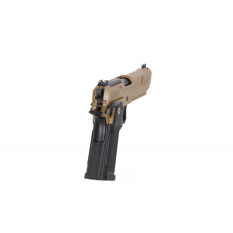 Pistolet ASG Arcturus Vanguard 5" Hi-Capa GBB Optics Ready Half-Tan