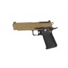 Pistolet ASG Arcturus Vanguard 5" Hi-Capa GBB Optics Ready Half-Tan