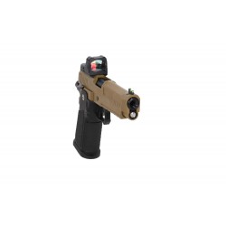 Pistolet ASG Arcturus Vanguard 5" Hi-Capa GBB Optics Ready z kolimatorem ARS-1 Half-Tan