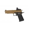 Pistolet ASG Arcturus Vanguard 5" Hi-Capa GBB Optics Ready z kolimatorem ARS-1 Half-Tan