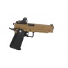 Pistolet ASG Arcturus Vanguard 5" Hi-Capa GBB Optics Ready z kolimatorem ARS-1 Half-Tan