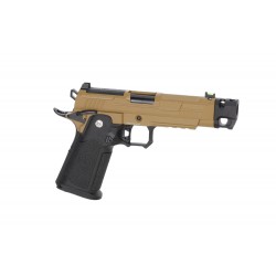 Pistolet ASG Arcturus Vanguard 4.3" Hi-Capa GBB Optics Ready z kompensatorem Half-Tan