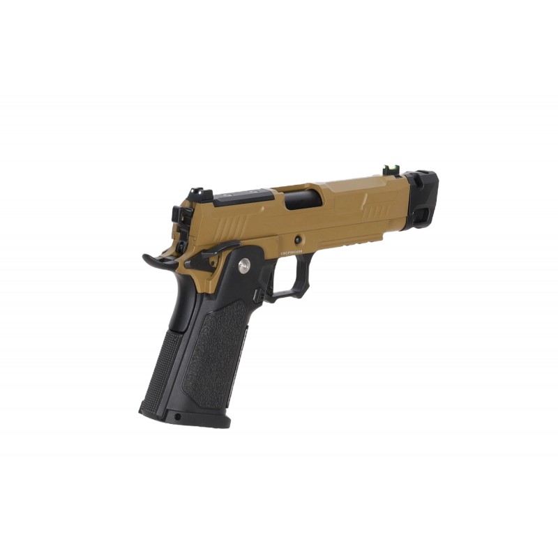 Pistolet ASG Arcturus Vanguard 4.3" Hi-Capa GBB Optics Ready z kompensatorem Half-Tan