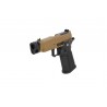 Pistolet ASG Arcturus Vanguard 4.3" Hi-Capa GBB Optics Ready z kompensatorem Half-Tan