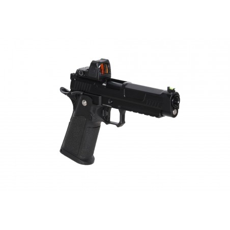 Pistolet ASG Arcturus Vanguard 5" Hi-Capa GBB Optics Ready z kolimatorem ARS-1 Czarny