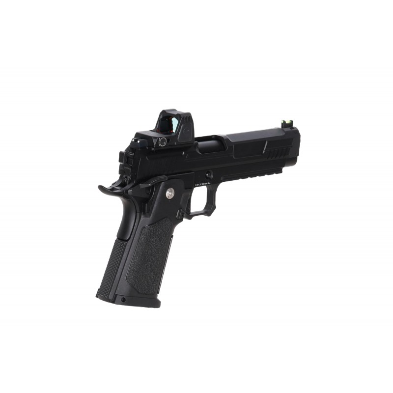 Pistolet ASG Arcturus Vanguard 5" Hi-Capa GBB Optics Ready z kolimatorem ARS-1 Czarny
