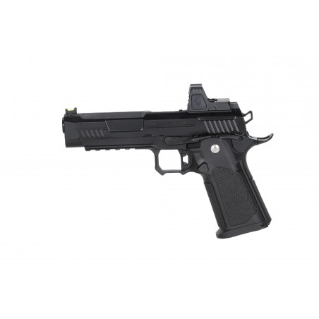 Pistolet ASG Arcturus Vanguard 5" Hi-Capa GBB Optics Ready z kolimatorem ARS-1 Czarny