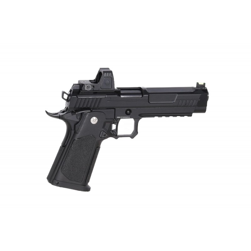 Pistolet ASG Arcturus Vanguard 5" Hi-Capa GBB Optics Ready z kolimatorem ARS-1 Czarny