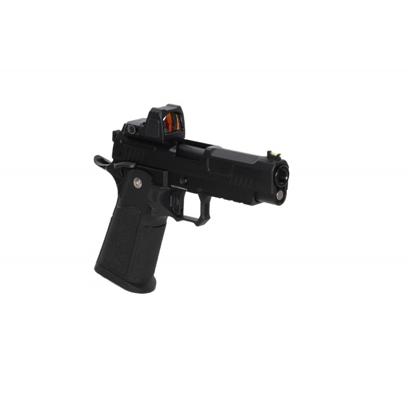 Pistolet ASG Arcturus Vanguard 4.3" Hi-Capa GBB Optics Ready z kolimatorem ARS-1 Czarny