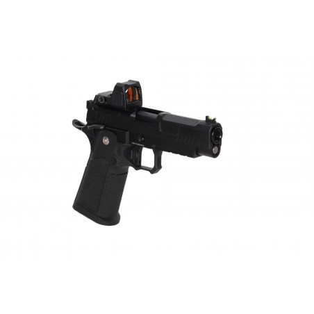 Pistolet ASG Arcturus Vanguard 4.3" Hi-Capa GBB Optics Ready z kolimatorem ARS-1 Czarny